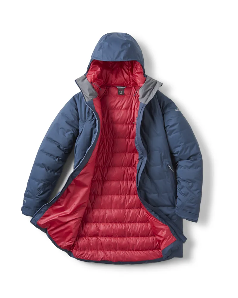 Rab Women's Valiance Parka in Steel-1