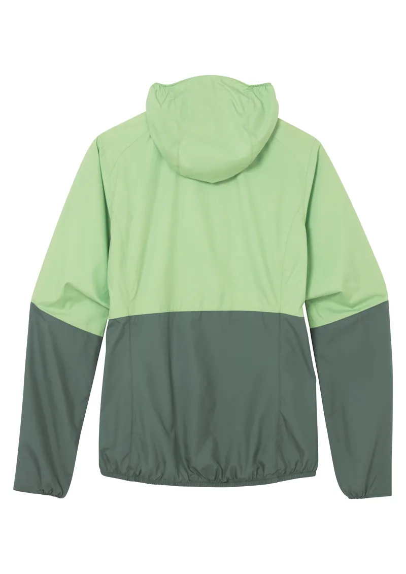 Rab Women's Windgather Hoody in Fig Green/Sage-1