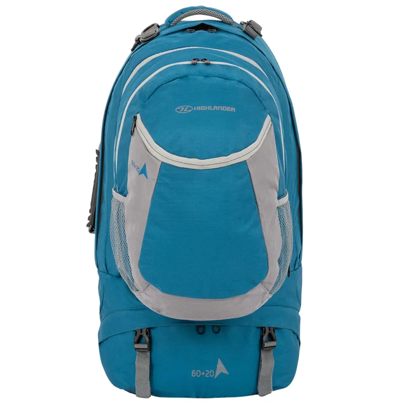 Highlander X-plorer Ruckase 60+20L in Teal 