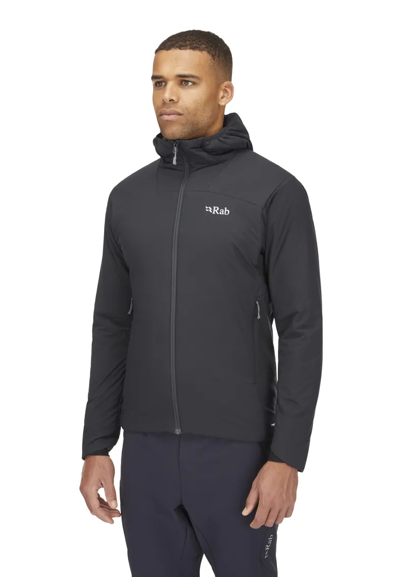 Rab Men's Xenair Alpine Light Jacket in Ebony Zinc-4