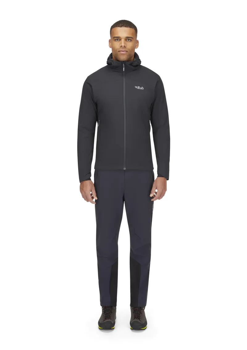 Rab Men's Xenair Alpine Light Jacket in Ebony Zinc-5