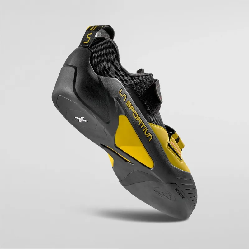 La Sportiva HyperEZ Climbing Shoes in Black/Yellow-2