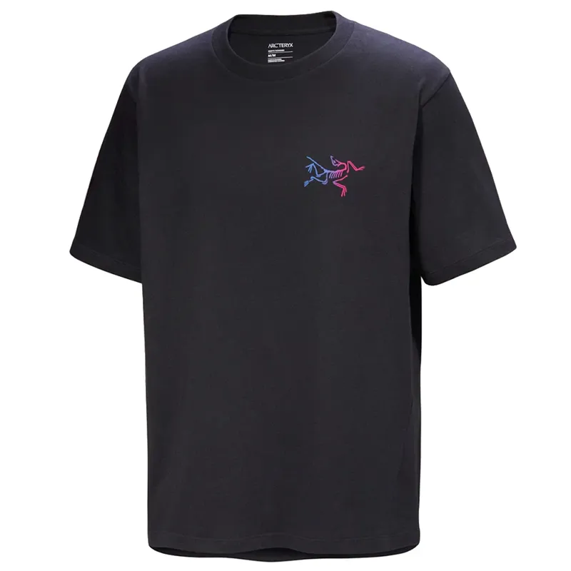 Arc'teryx Adult Men's Kragg Cotton Logo T-Shirt in Black/Multi