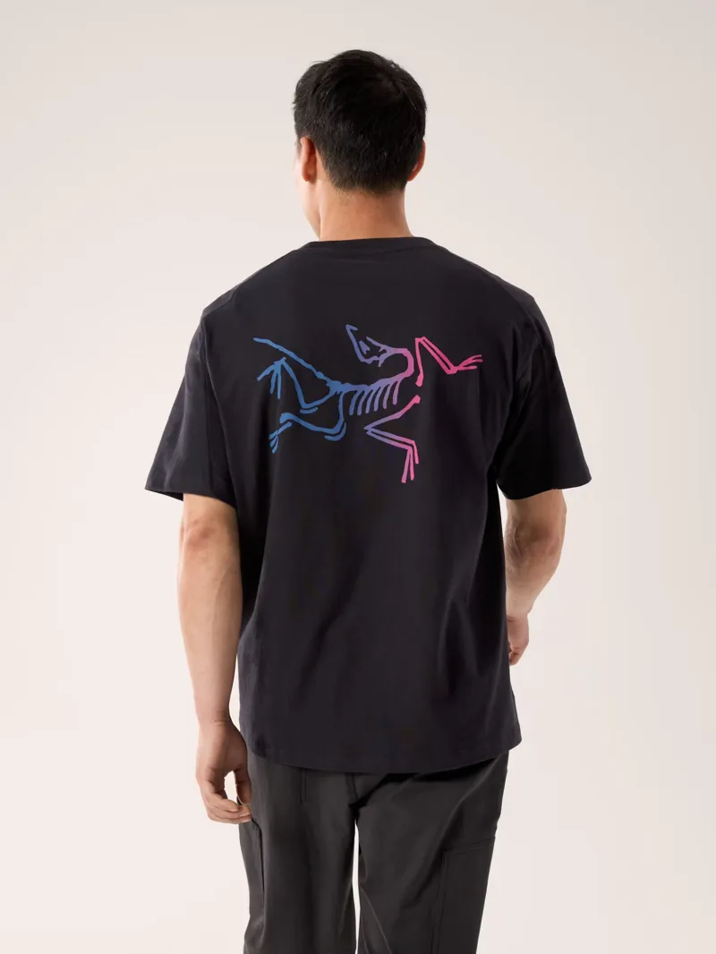 Arc'teryx Adult Men's Kragg Cotton Logo T-Shirt in Black/Multi-2