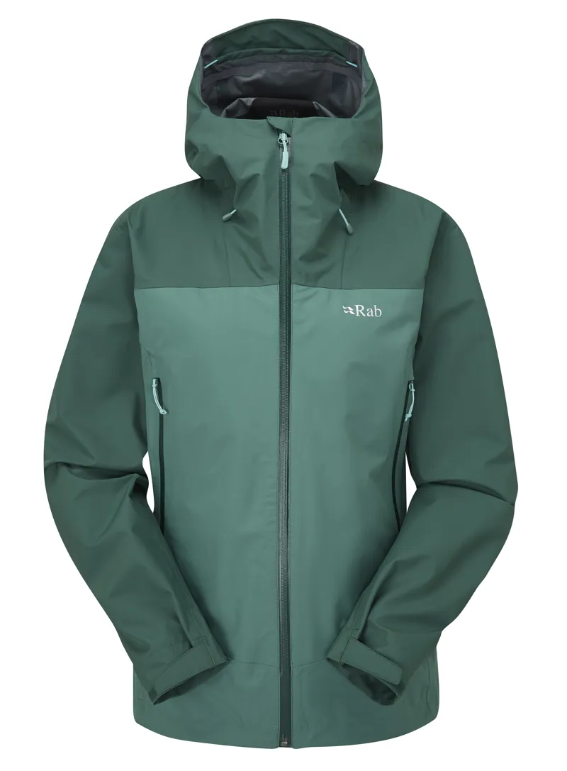 Rab Women's Arc Eco Jacket in Green Slate/Eucalyptus