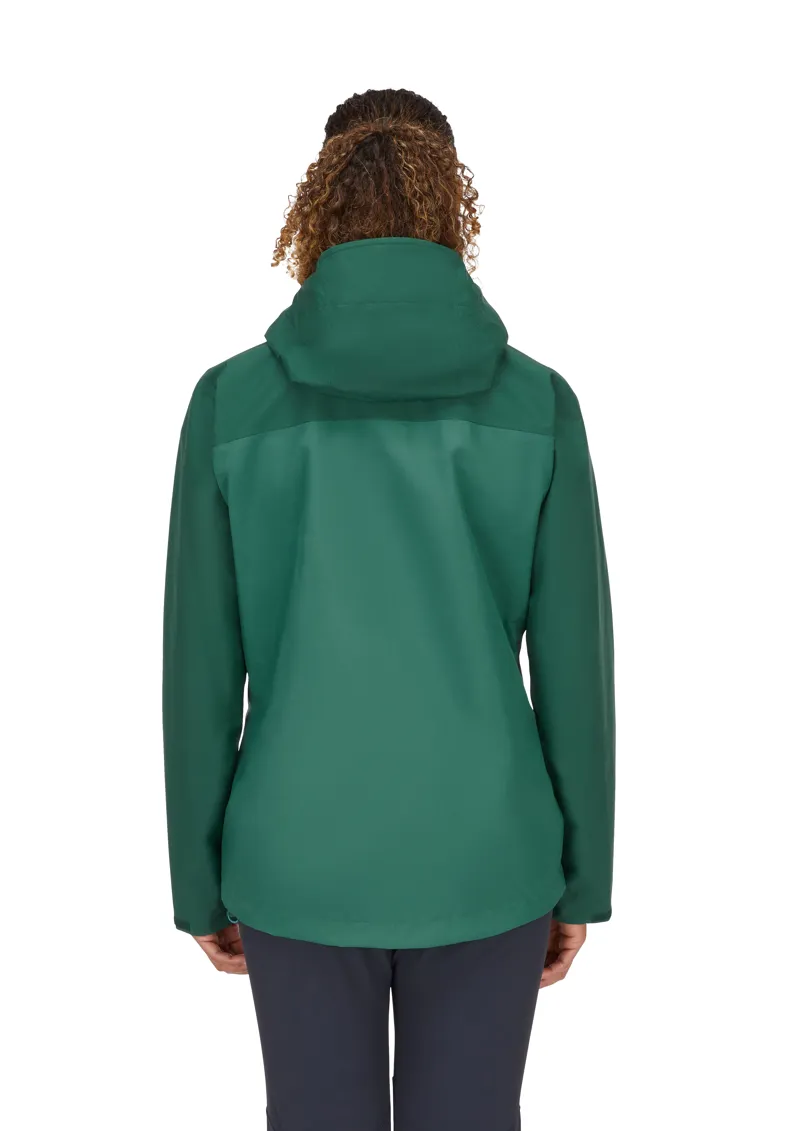 Rab Women's Arc Eco Jacket in Green Slate/Eucalyptus-2