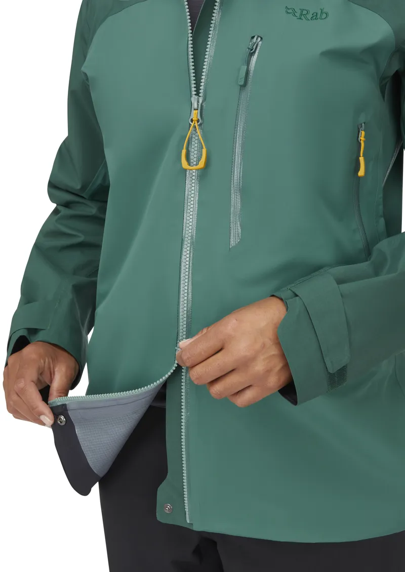 Rab Women's Arc Eco Jacket in Green Slate/Eucalyptus-5