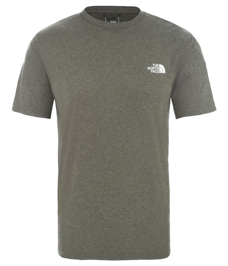The North Face Reaxion Amp Mens T-shirt in New Taupe Green Heather