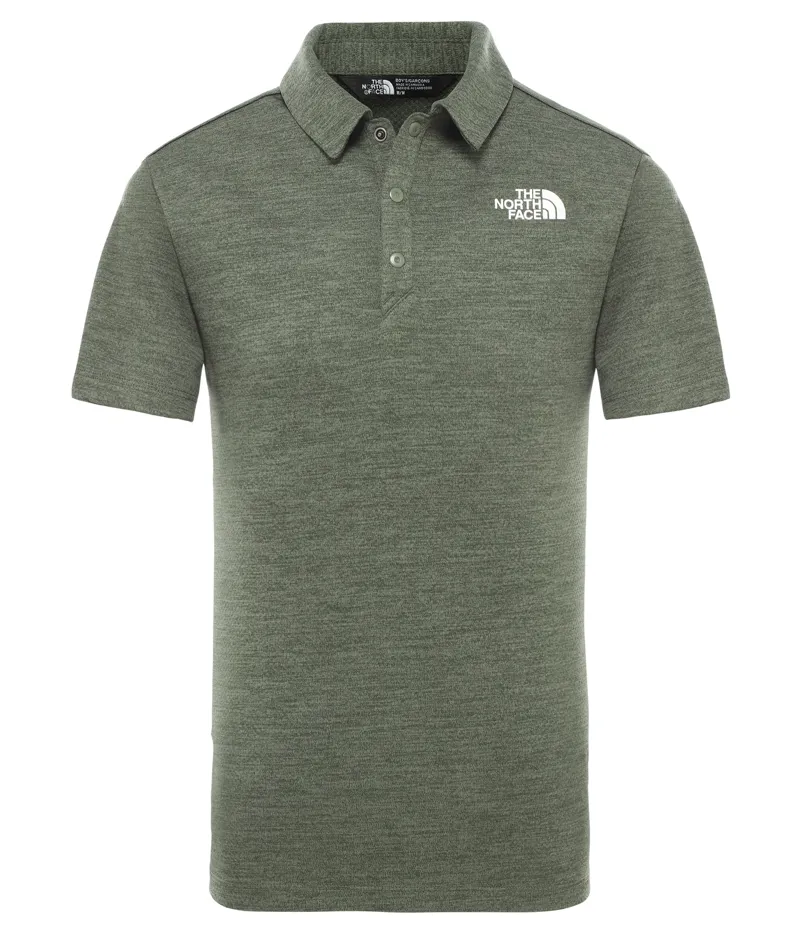 The North Face Horizon Boys Polo in Thyme Heather