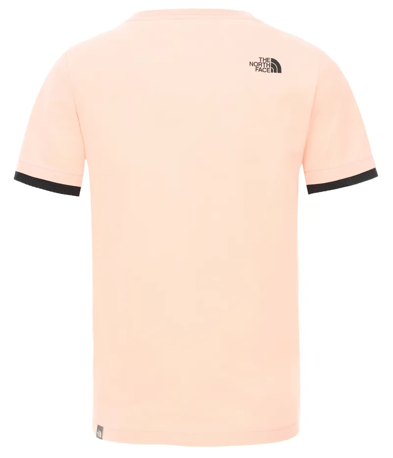 The North Face Rafiki Girls T-shirt in Impatiens Pink-1