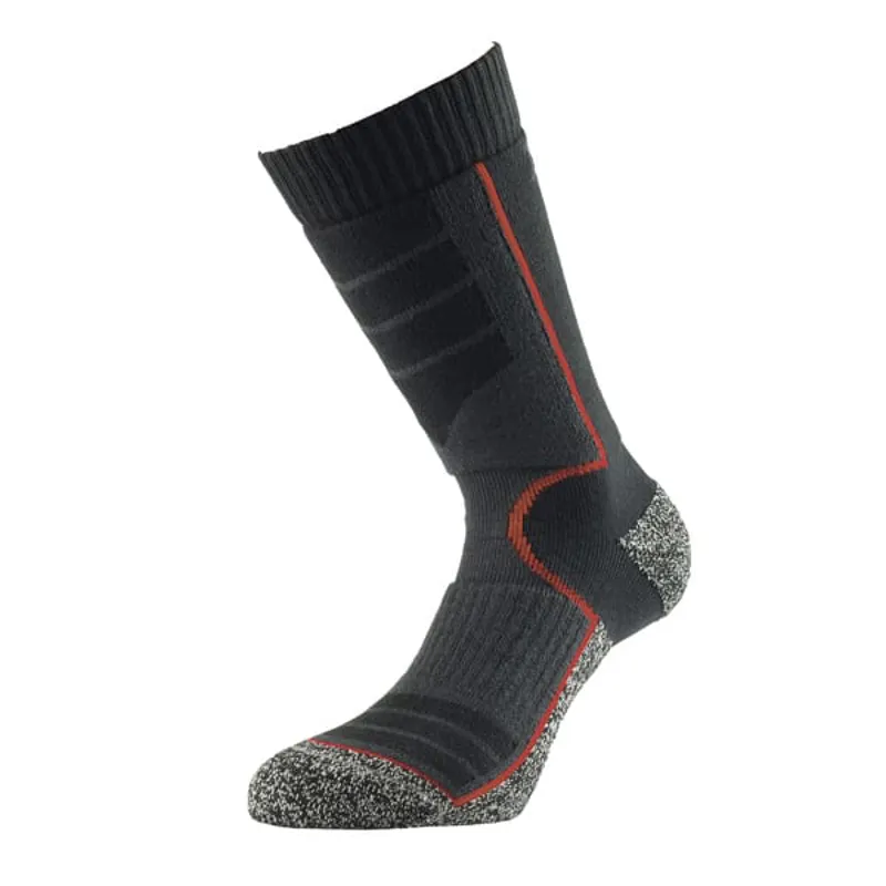 1000 MILE LADIES ULTRA PERFORMANCE WALK SOCK BLACK/ORANGE