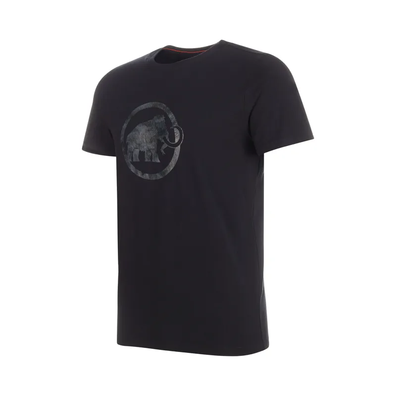 MAMMUT MENS LOGO T SHIRT PRT1 BLACK