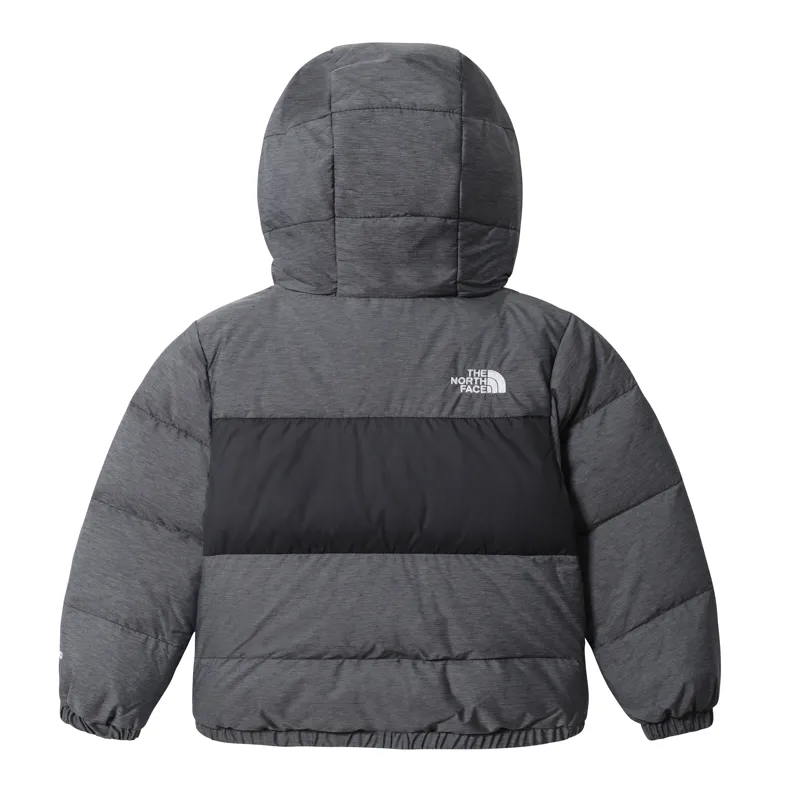 The North Face Moondoggy Toddler Hoodie in TNF Medium Grey Heather-1