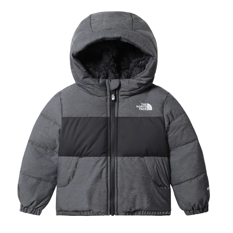 The North Face Moondoggy Toddler Hoodie in TNF Medium Grey Heather