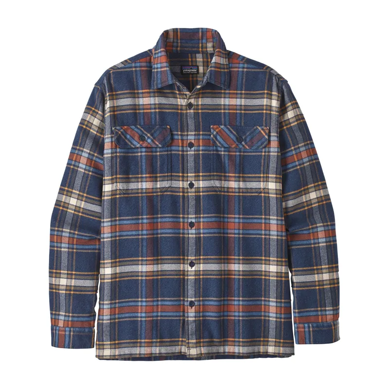 PATAGONIA MENS L/S FJORD FLANNEL SHIRT DEFENDER