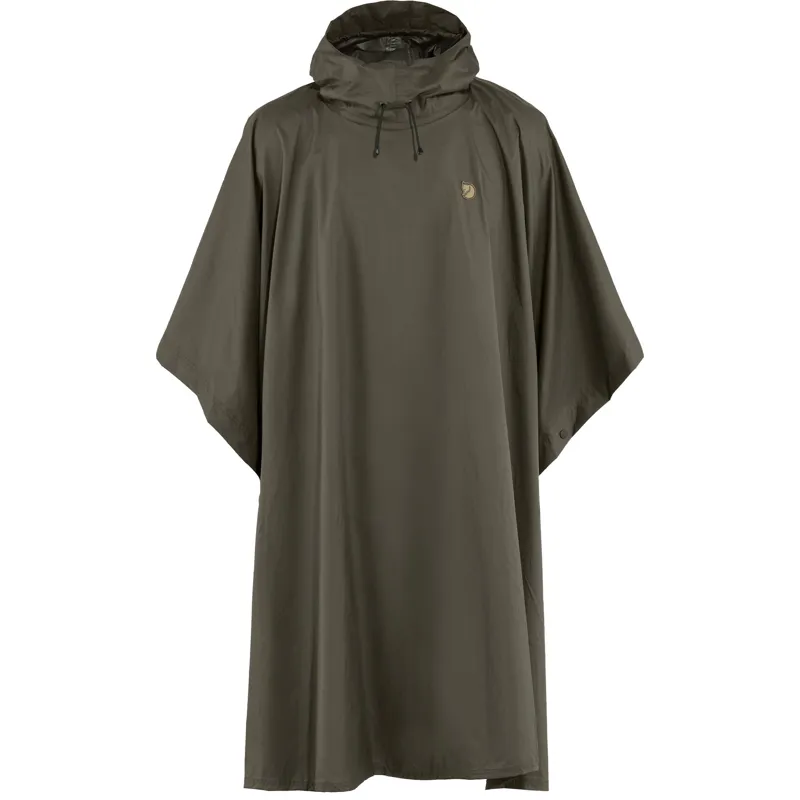 Fjallraven Poncho in Dark Olive