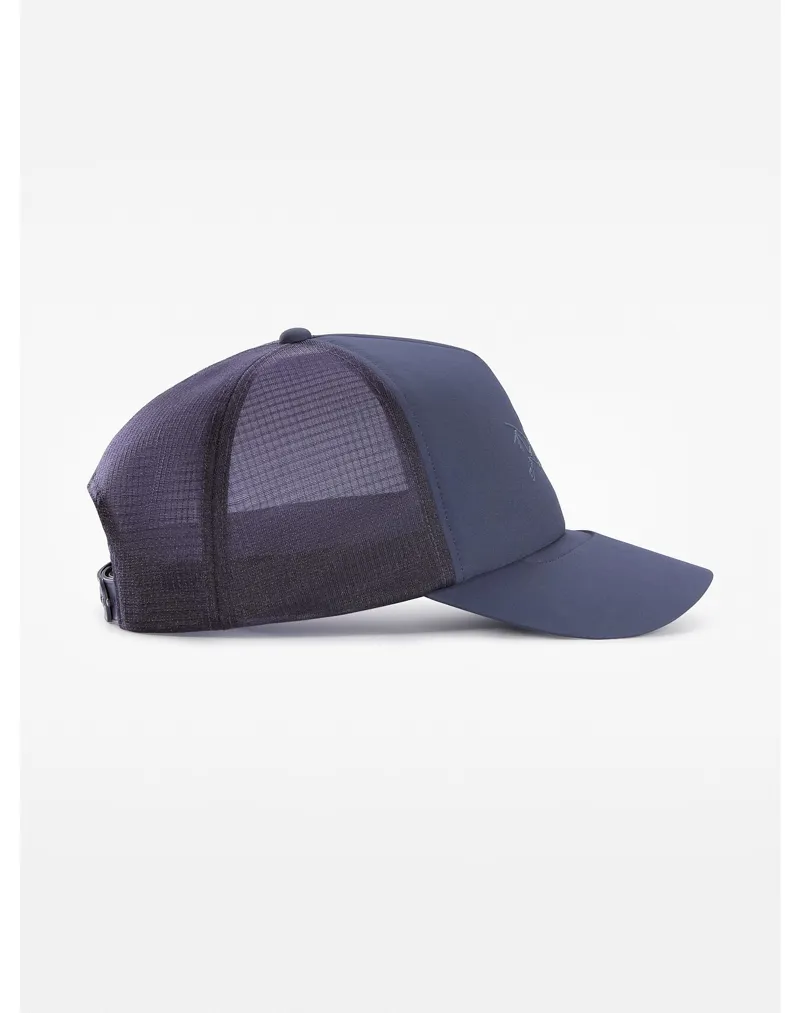 Arc'teryx Bird Curver Brim Trucker Hat in Black Sapphire