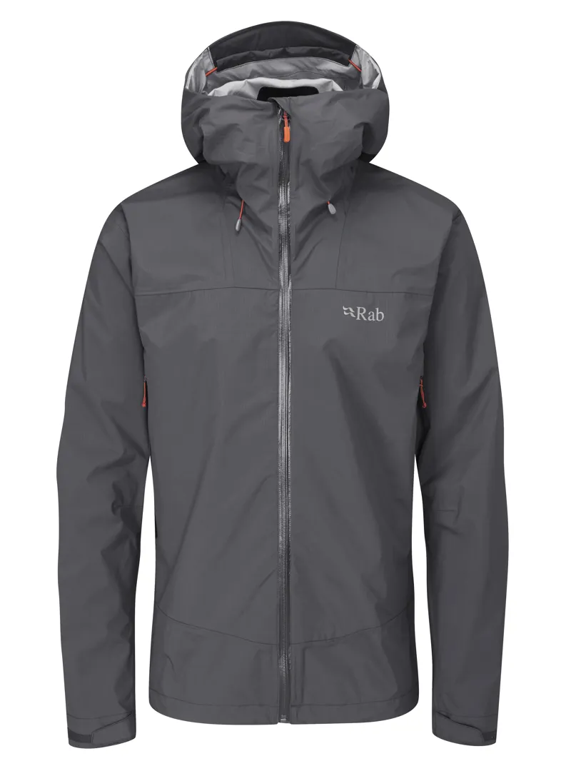 Rab Men's Downpour Plus 2.0 Jacket in Graphene