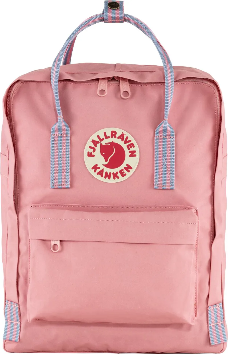Fjallraven Kanken in Pink/Long Stripes