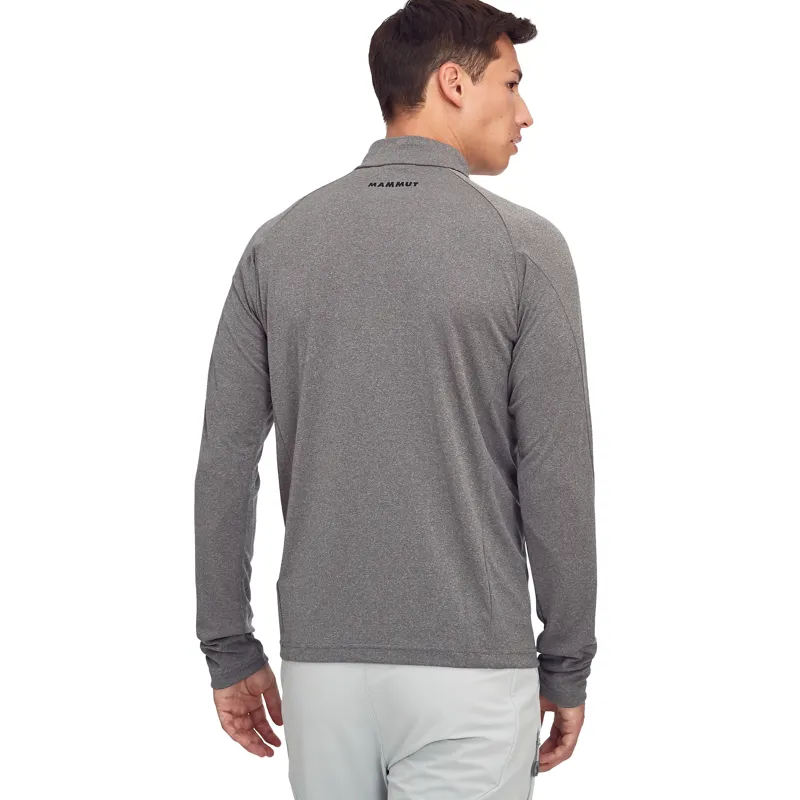 Mammut Aegility Half Zip Mens Longsleeve in Phantom Melange