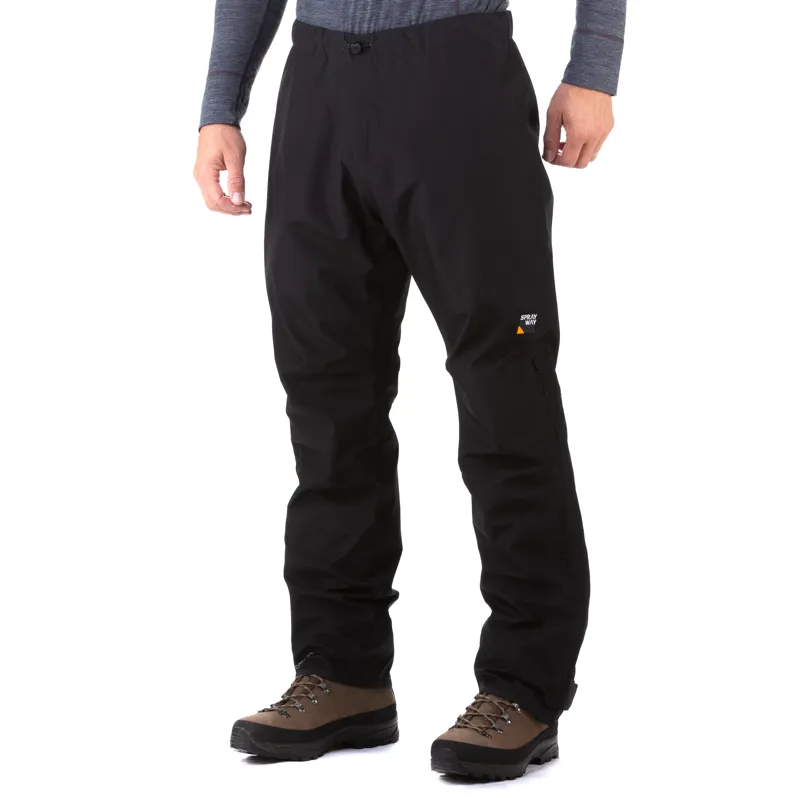 Sprayway Mountain Mens Rainpants in Black-5