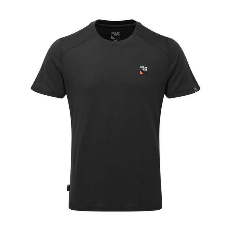 Sprayway Logo Mens Tee in Black
