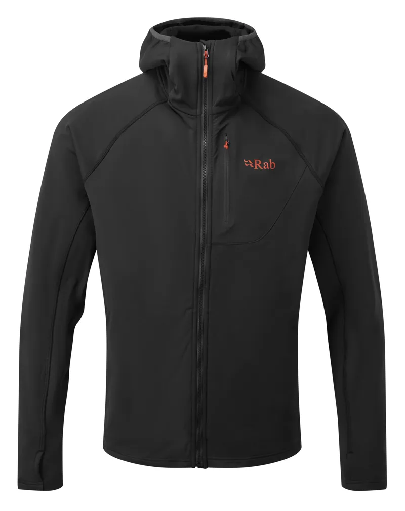Rab Superflux Mens Hoody in Black Beluga