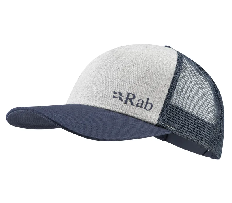 Rab Adult Trucker Logo Cap in Grey Marl