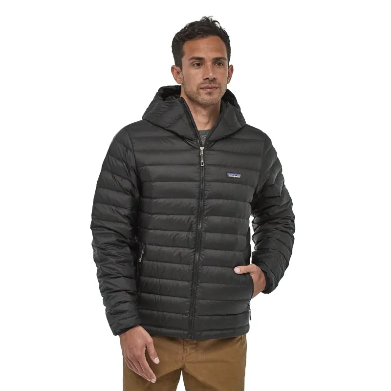 Patagonia Down Mens Sweater Hoody in Black-1