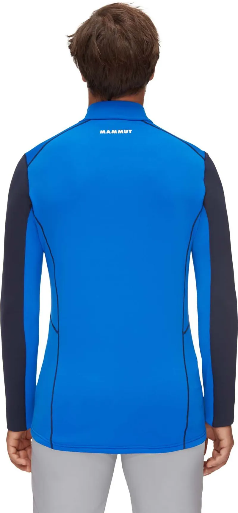 Mammut Aenergy ML Half Zip Mens Pullover in Ice/Marine