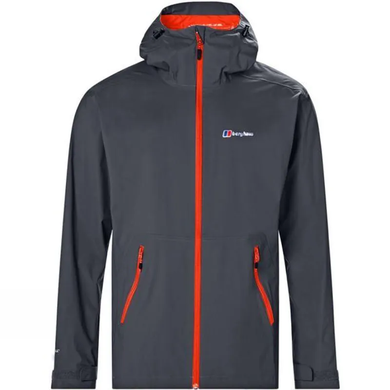 Berghaus Deluge Pro Mens Jacket in Grey/Red