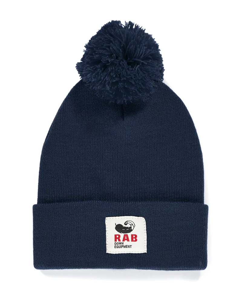 Rab Essential Bobble Hat in Deep Ink