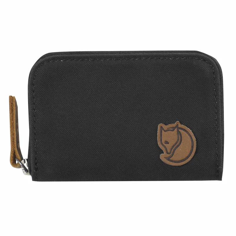 Fjallraven Zip Card Holder in Dark Grey