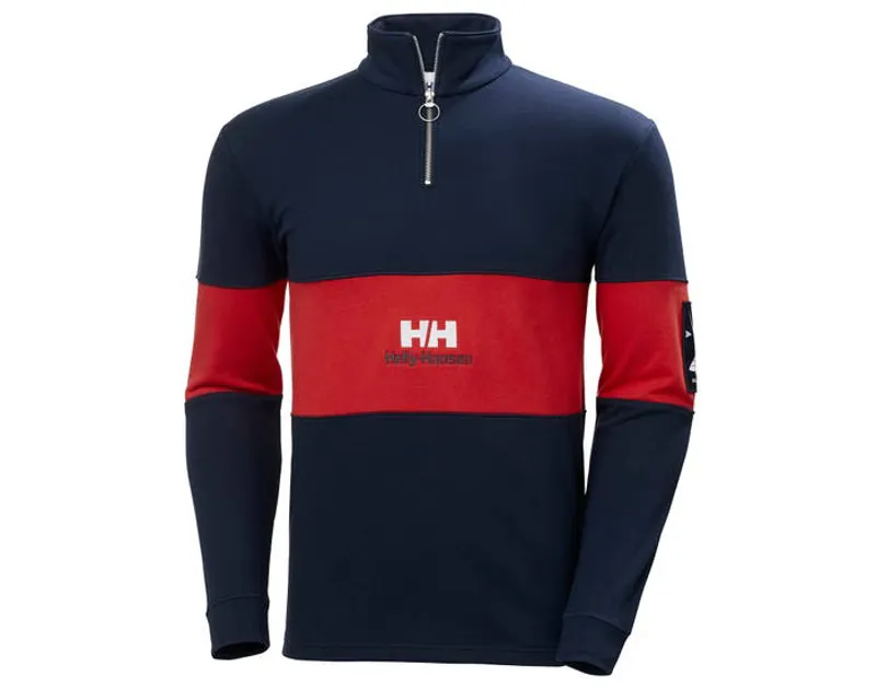 HELLY HANSEN MENS YU20 1/2 ZIP SWEAT NAVY