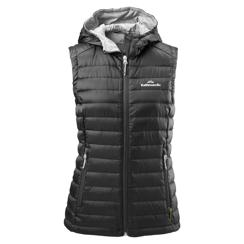 KATHMANDU WOMENS HELI DOWN VEST V2 BLACK