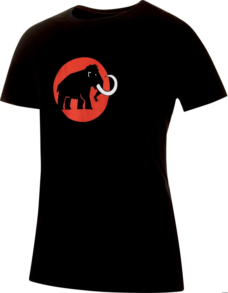 MAMMUT MENS LOGO T-SHIRT BLACK
