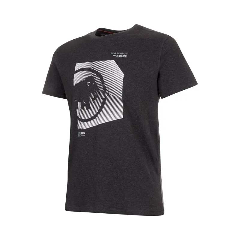 MAMMUT MENS SLOPER T-SHIRT PHANTOM MELANGE