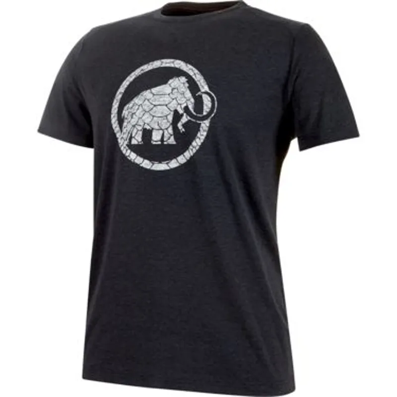 MAMMUT MENS TROVAT T-SHIRT BLACK MELANGE