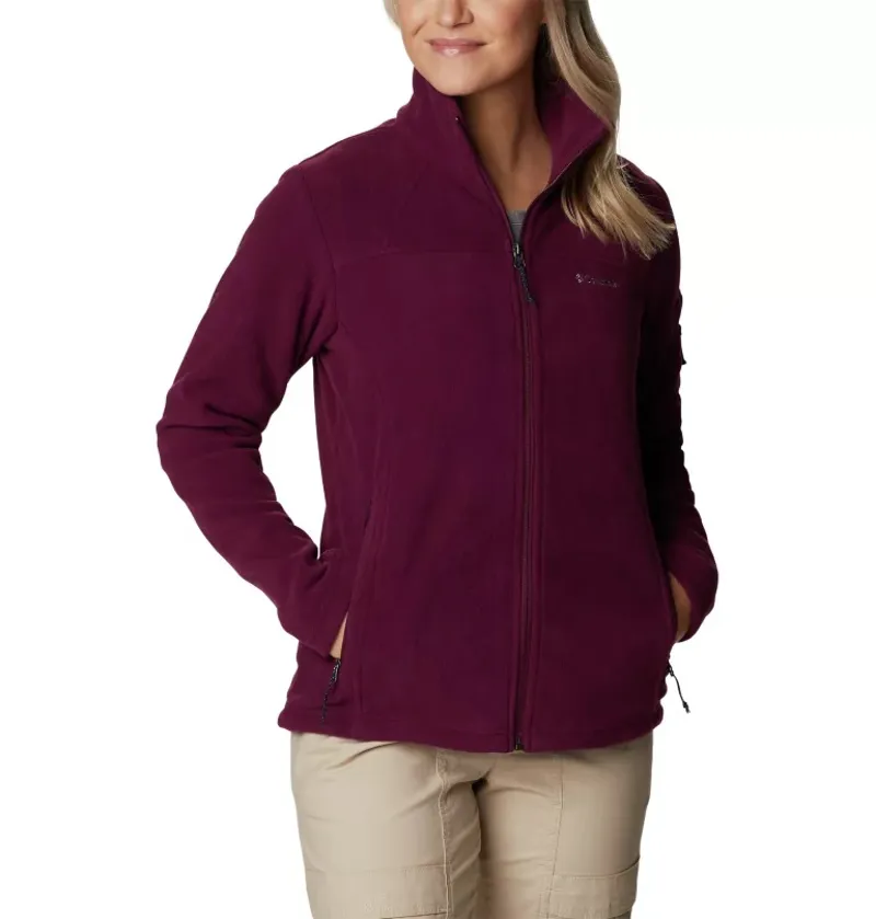Columbia Fast Trek II Womens Fleece Jacket in Marionberry