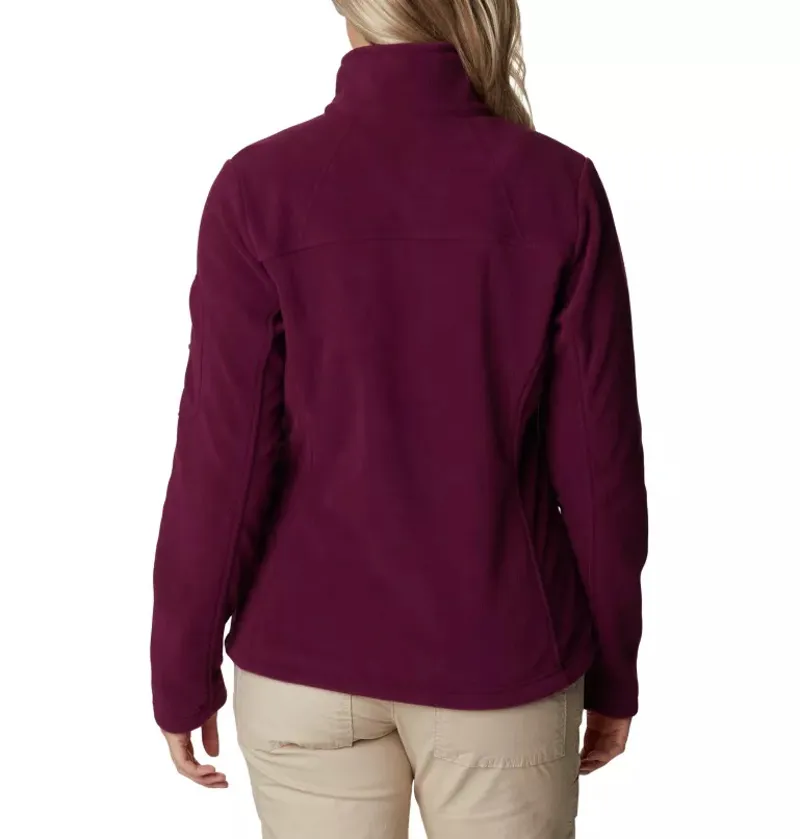 Columbia Fast Trek II Womens Fleece Jacket in Marionberry-1