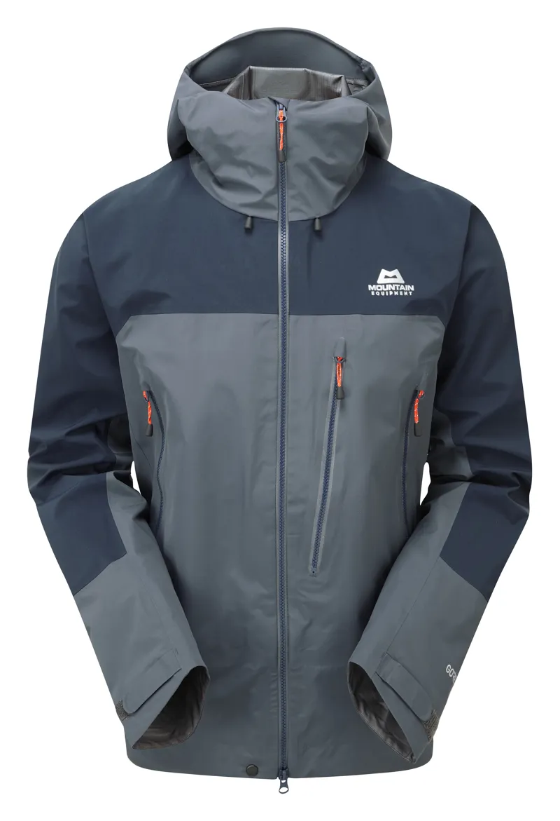 Mountain Equipment Lhotse Mens Waterproof Jacket in Ombre Blue/ Cosmos