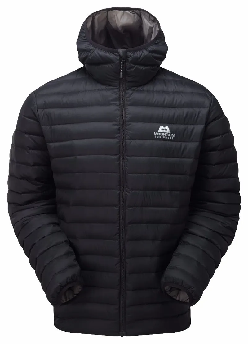 MOUNTAIN EQUIPMENT MENS ARETE HOODED JACKET BLACK