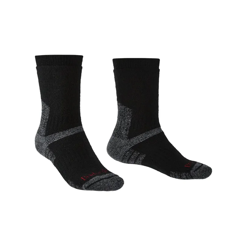 Bridgedale Unisex Explorer Heavyweight Merino Performance Boot Socks in Black