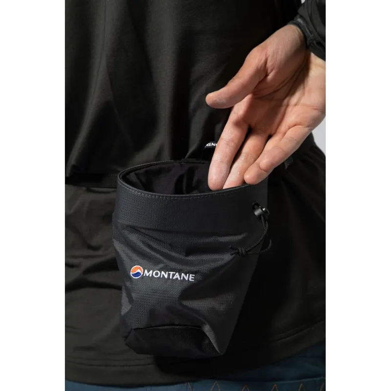 Montane Finger Jam Chalk Bag in Charcoal-1