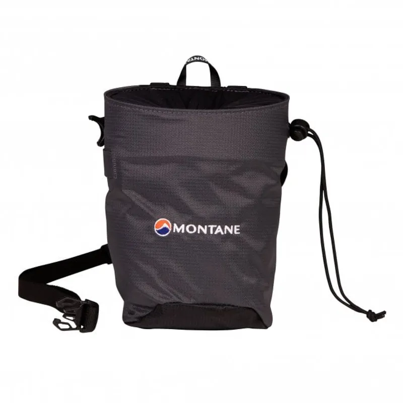 Montane Finger Jam Chalk Bag in Charcoal