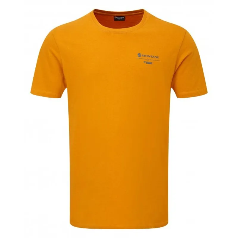 MONTANE MENS CRAG CALLS T-SHIRT INCA GOLD