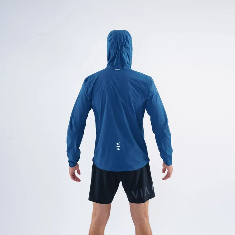 Montane Minimus Stretch Ultra Waterproof Jacket in Narwhal Blue-6