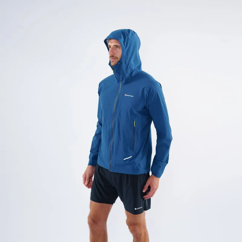 Montane Minimus Stretch Ultra Waterproof Jacket in Narwhal Blue-5