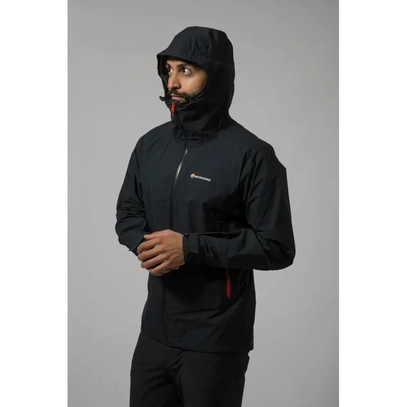 Montane Pac Plus Mens Waterproof Jacket in Black-3