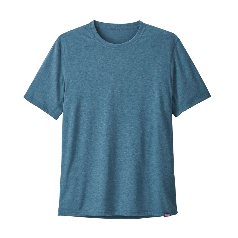 PATAGONIA MENS CAPILENE COOL TRAIL T-SHIRT BIG SUR BLUE